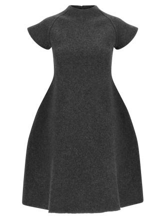 Миди JIL SANDER Virgin wool dress