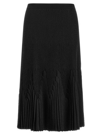 Миди ELISABETTA FRANCHI Ruffled skirt