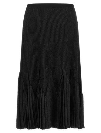 Миди ELISABETTA FRANCHI Ruffled skirt (GK34S66E2110) #