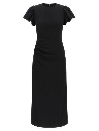 Миди ROTATE BIRGER CHRISTENSEN Puff sleeve dress
