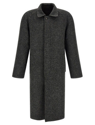 Пальто, тренчтер PRADA Double-Face raglan coat (SGD212SOOO6405F0A13) #