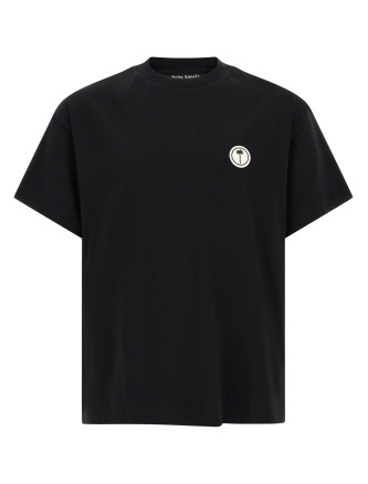 Футболка PALM ANGELS Logo patch t-shirt