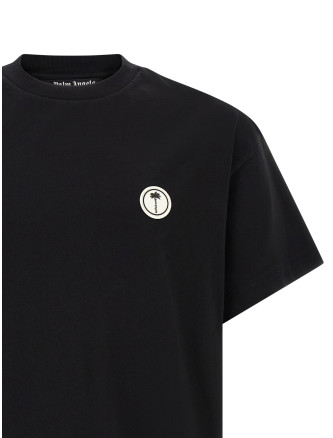 Футболка PALM ANGELS Logo patch t-shirt (PAMAA001JR0021003) #