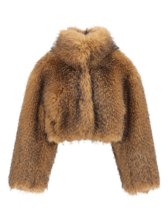 Пальто, тренч ROTATE BIRGER CHRISTENSEN Cropped fur