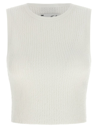 Повседневный топ ELISABETTA FRANCHI Ribbed crop top