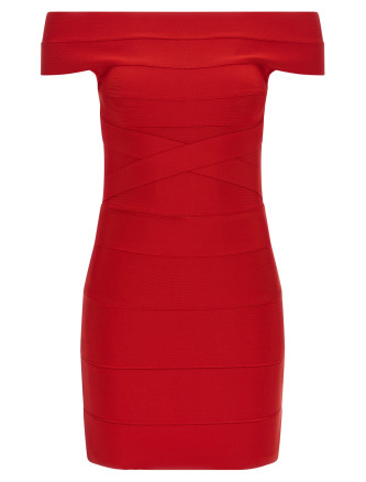 Мини ROTATE BIRGER CHRISTENSEN Crossed band dress