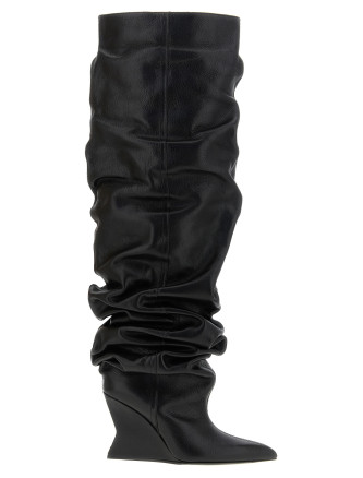 Сапоги выше колена BALMAIN Cuissardes leather