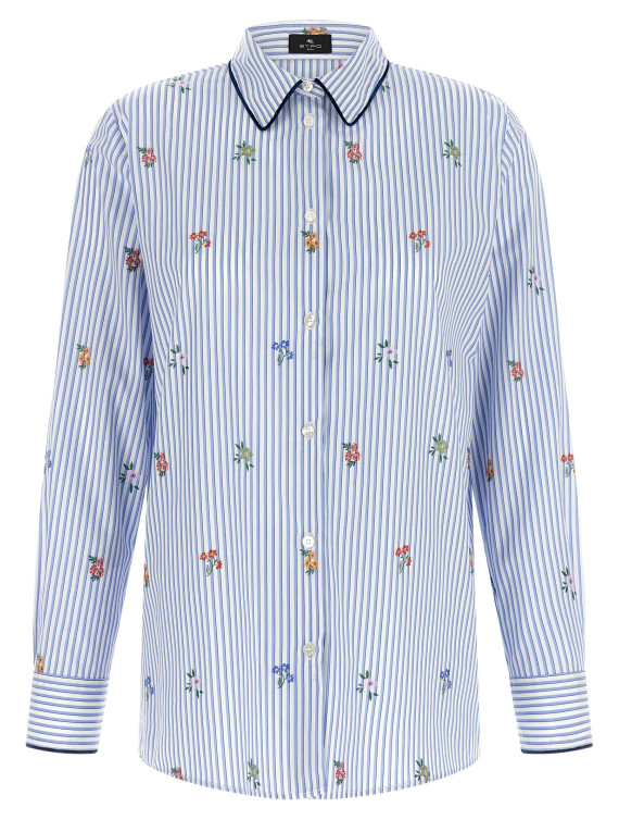 Рубашка, блузка ETRO Floral embroidery shirt (WRIA001399TJ51DS9880) #1
