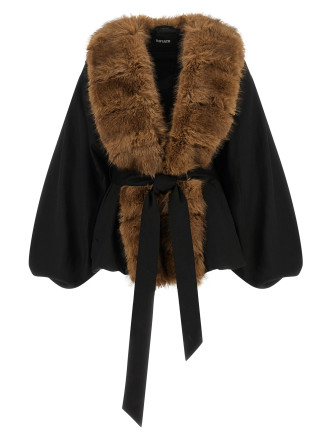 Повседневная куртка ROTATE BIRGER CHRISTENSEN 'Faux Fur Collar'