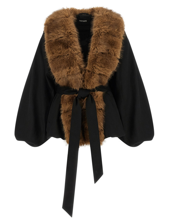 Повседневная куртка ROTATE BIRGER CHRISTENSEN 'Faux Fur Collar' (115145100100) #1