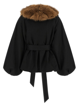 Повседневная куртка ROTATE BIRGER CHRISTENSEN 'Faux Fur Collar' (115145100100) #