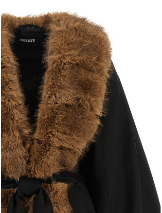 Повседневная куртка ROTATE BIRGER CHRISTENSEN 'Faux Fur Collar' (115145100100) #
