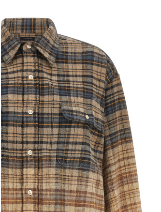Рубашка, блузка R13 'Boyfriend' (R13WR415R855BDIPBLEACHLIGHTBLUEYELLOWPLAID) #