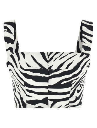 Вечерний топ DOLCE & GABBANA 'Zebra'
