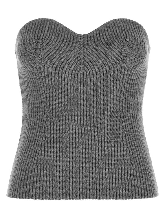Повседневный топ JIL SANDER Off the shoulder top (J03NC0348J14887026) #1