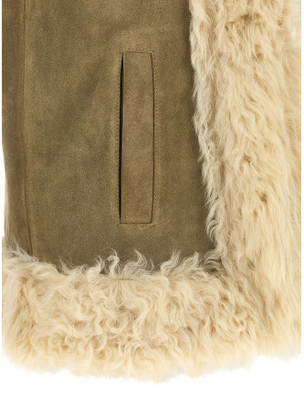Мех, шуба ETRO Peacock embroidery vest (WROG0007AR11QM0428) #