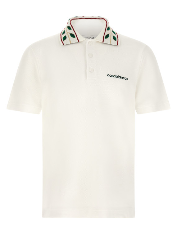 Поло CASABLANCA 'Laurel' (MPF26JTP49901WHITE) #1