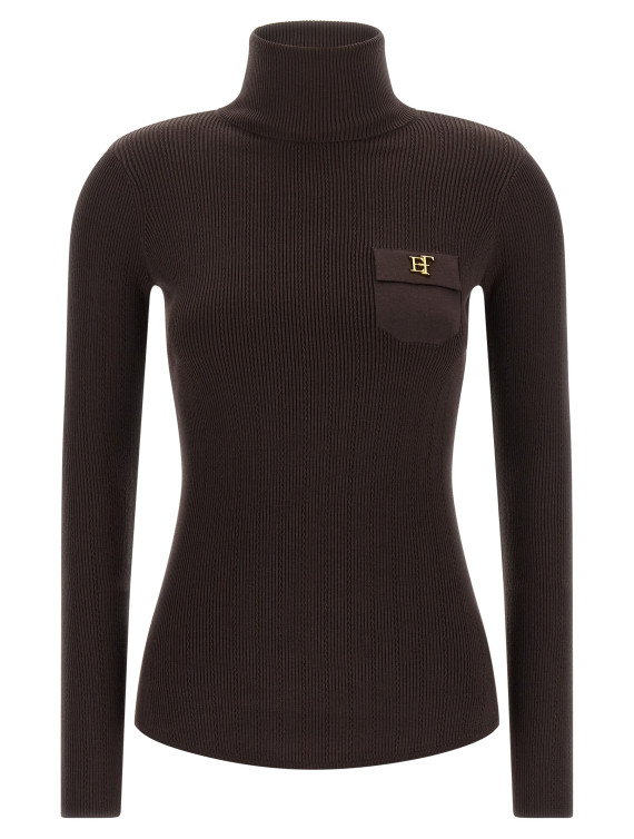 Свитер, кардиган ELISABETTA FRANCHI Tricot turtleneck (MK05B66E2EV9) #1