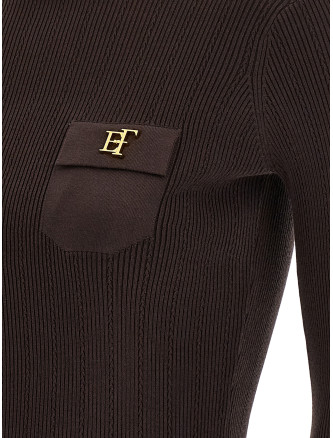 Свитер, кардиган ELISABETTA FRANCHI Tricot turtleneck (MK05B66E2EV9) #