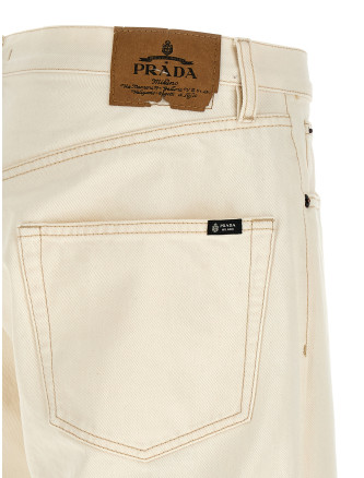 Джинсы PRADA Contrast stitching jeans (GEP452SOOO1954F01CD) #