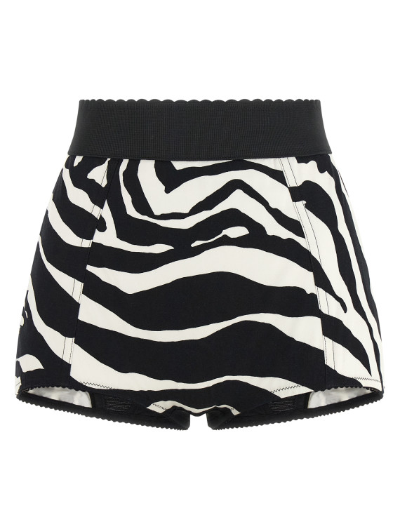 Бермуды, шорты DOLCE & GABBANA 'Zebra' (FTAG1TFSFJ2HWAGN) #1