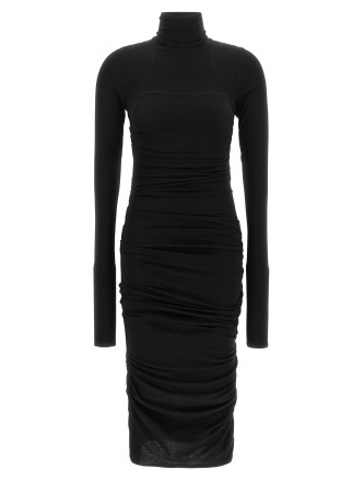 Миди ELISABETTA FRANCHI Light jersey dress
