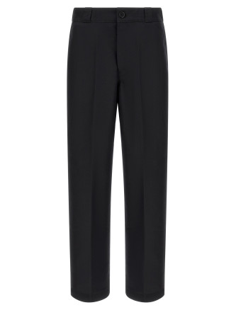 Брюки PRADA Canvas pants with pleat