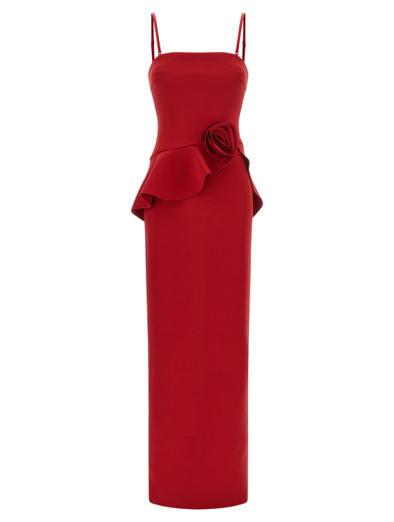 Макси ROTATE BIRGER CHRISTENSEN 3D floral detail dress (11664922402240) #1