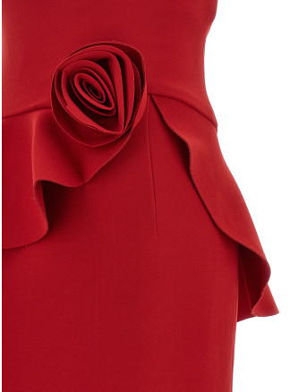 Макси ROTATE BIRGER CHRISTENSEN 3D floral detail dress (11664922402240) #
