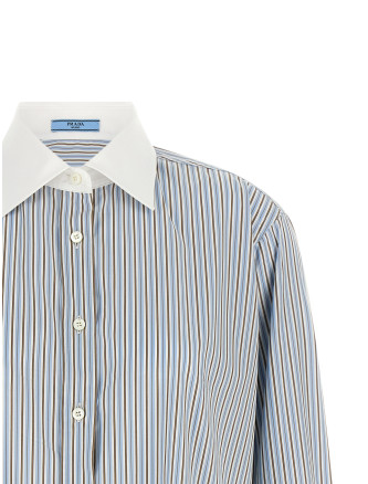 Striped poplin shirt (P465JRSOOO1H1KF0012) #