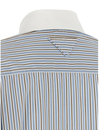 Striped poplin shirt (P465JRSOOO1H1KF0012) #