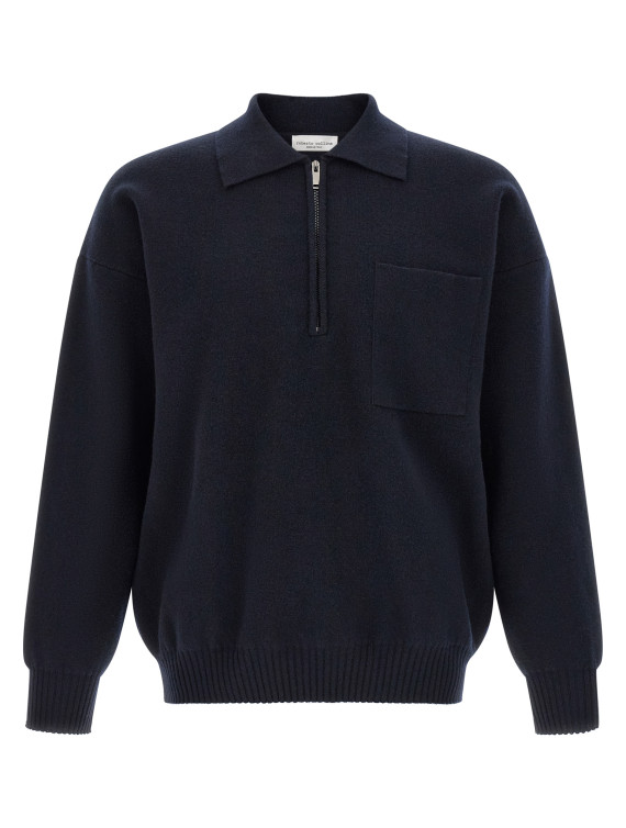 Поло ROBERTO COLLINA Merino wool polo shirt (263MYB2100410) #1