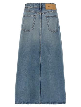 Миди AMI PARIS Trapeze skirt (FSK487DE0046480) #