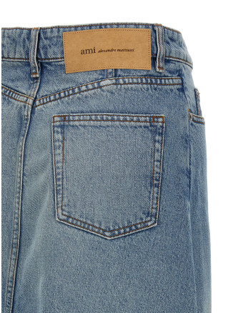 Миди AMI PARIS Trapeze skirt (FSK487DE0046480) #