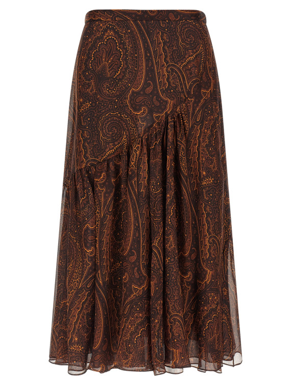 Мини ETRO Paisley skirt (WRFA021999SA124X0865) #1