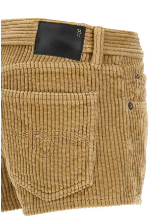 'Effie' shorts (R13WD226R872BLIGHTKHAKI) #