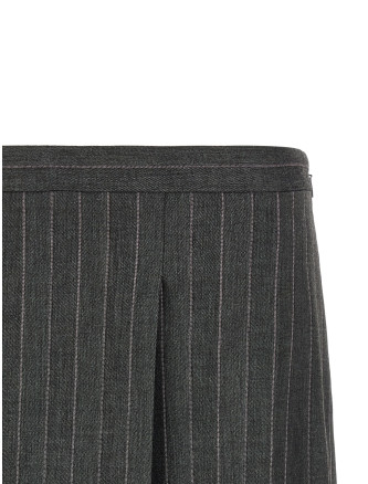 Макси PINKO Pinstripe skirt (107416A3FFIN4) #