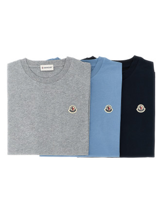 Футболка MONCLER ENFANT 3-pack Logo patch T-shirt