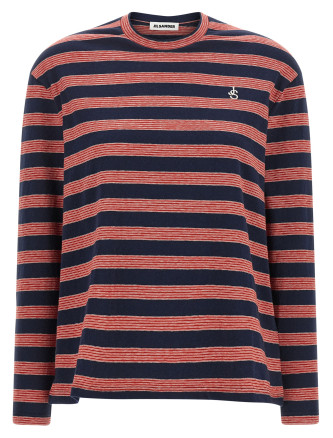 Футболка JIL SANDER Striped t-shirt