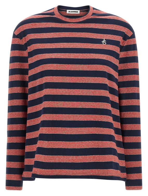 Футболка JIL SANDER Striped t-shirt (J02GC0169J20389646) #1