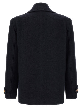 Пальто, тренч BALMAIN Wool caban (HH1UA156WC706UC) #