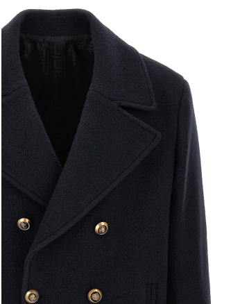 Пальто, тренч BALMAIN Wool caban (HH1UA156WC706UC) #