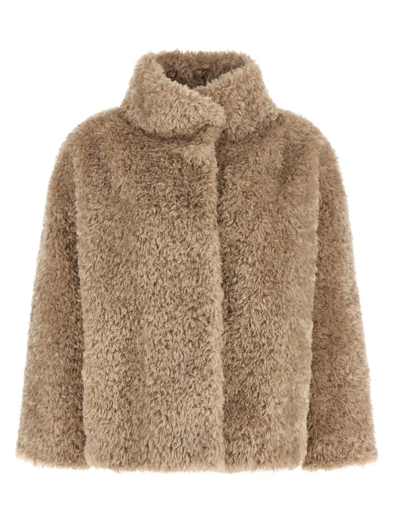 Мех, шуба HERNO Curled shearling effect coat (GC000608D124211985) #1