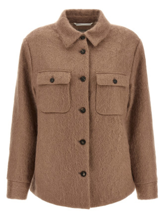 Повседневная куртка PESERICO Bouclé overshirt