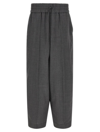 Брюки AMI PARIS Mélange wool pants
