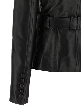 Былғары күртеше BALMAIN Leather Jacket (FF1SI630LD630PA) #