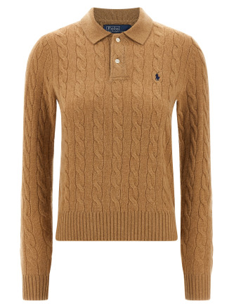 Поло POLO RALPH LAUREN Braided polo shirt