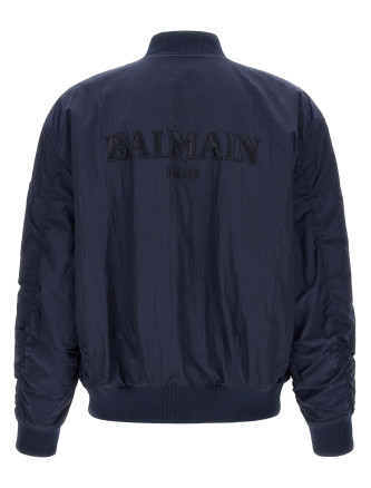 Бомбер күртеше BALMAIN Logo embroidery bomber jacket (HH1TFC55XM286DU) #