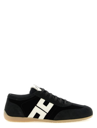 Кроссовки ELISABETTA FRANCHI Nappa and velvet sneakers