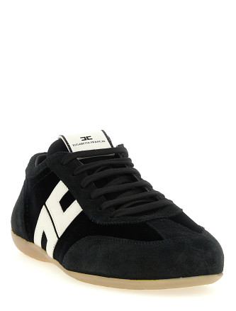 Кроссовки ELISABETTA FRANCHI Nappa and velvet sneakers (SA03G66E2110) #